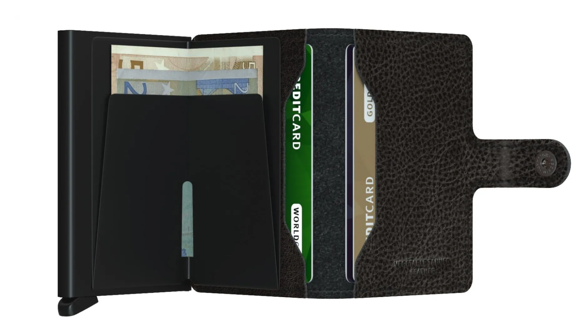Secrid Miniwallet Vegetable Tanned Black-Black