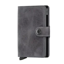 Secrid Miniwallet Vintage Grau-Schwarz