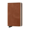 Secrid Slimwallet Vintage Cognac-Silber