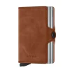 Secrid Twinwallet Vintage Cognac-Silver