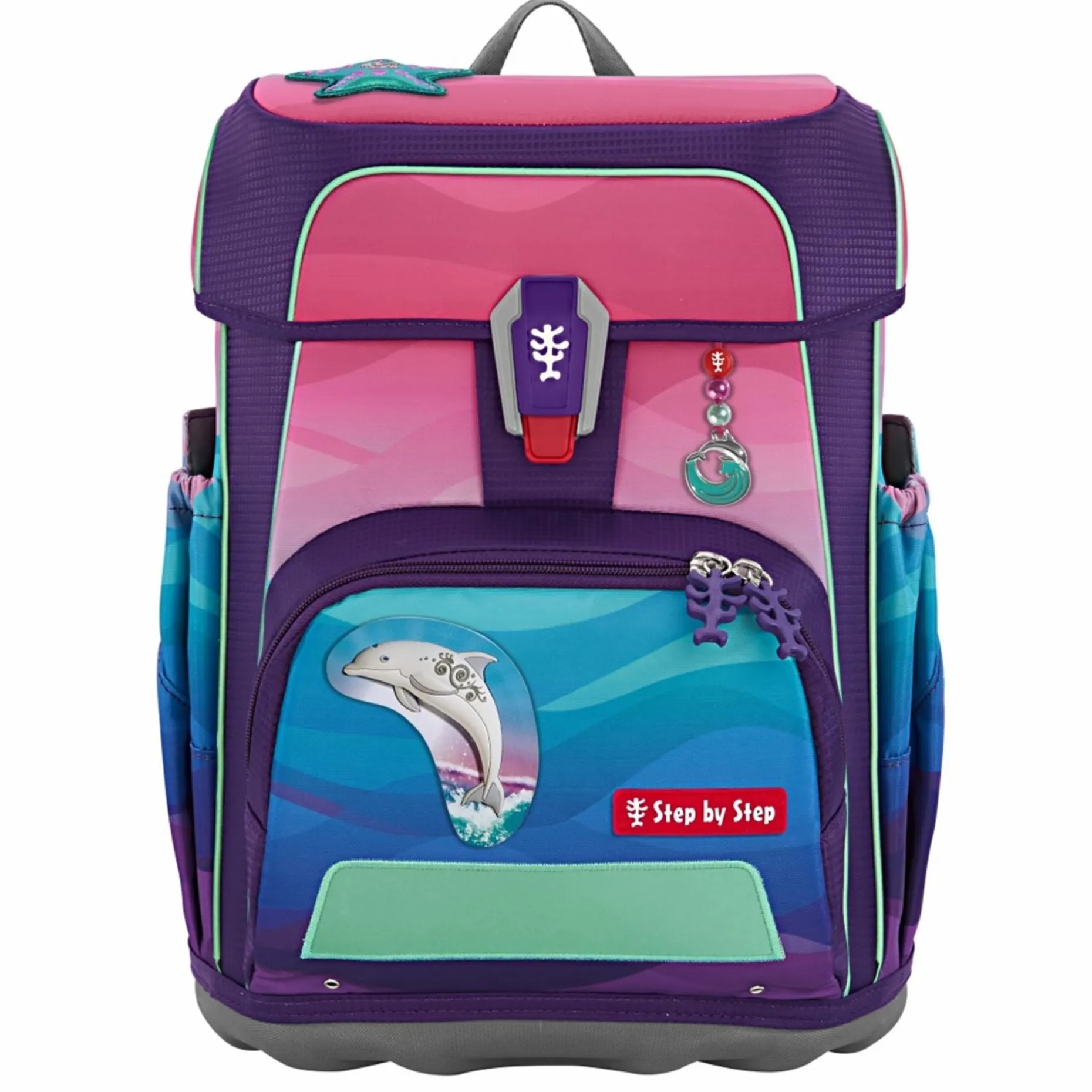 Step by Step Schulranzen-Set CLOUD OCEAN - Variante: Dolphin Lana