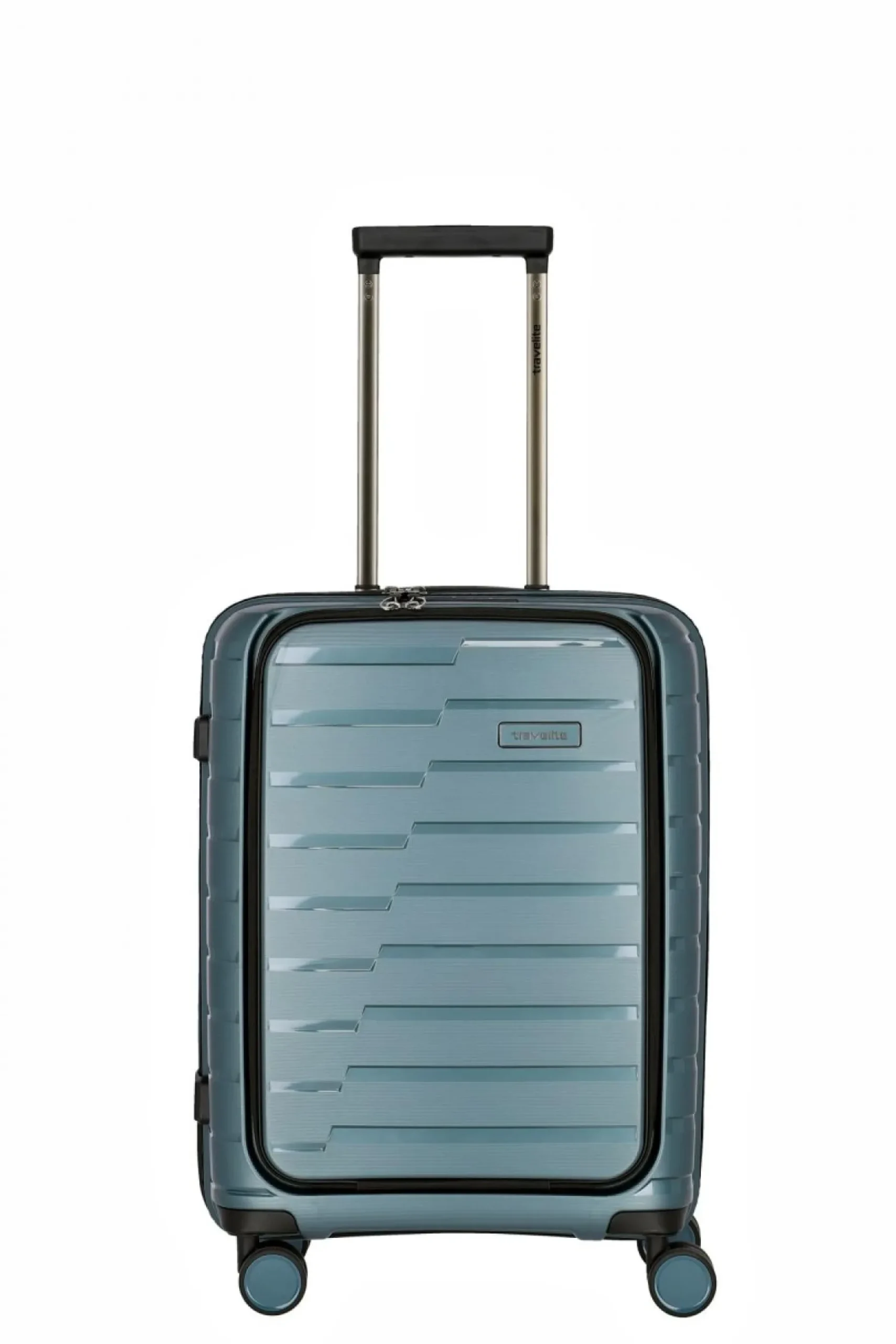 Travelite AIR BASE 4w Trolley S Vortasche Eisblau