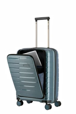 Travelite AIR BASE 4w Trolley S Vortasche Eisblau