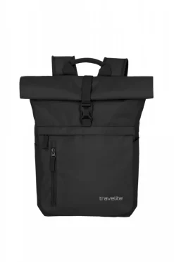 Travelite Basics Rollup Rucksack schwarz