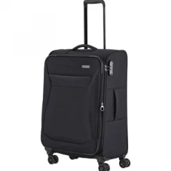 Travelite CHIOS Trolley M 67cm Schwarz