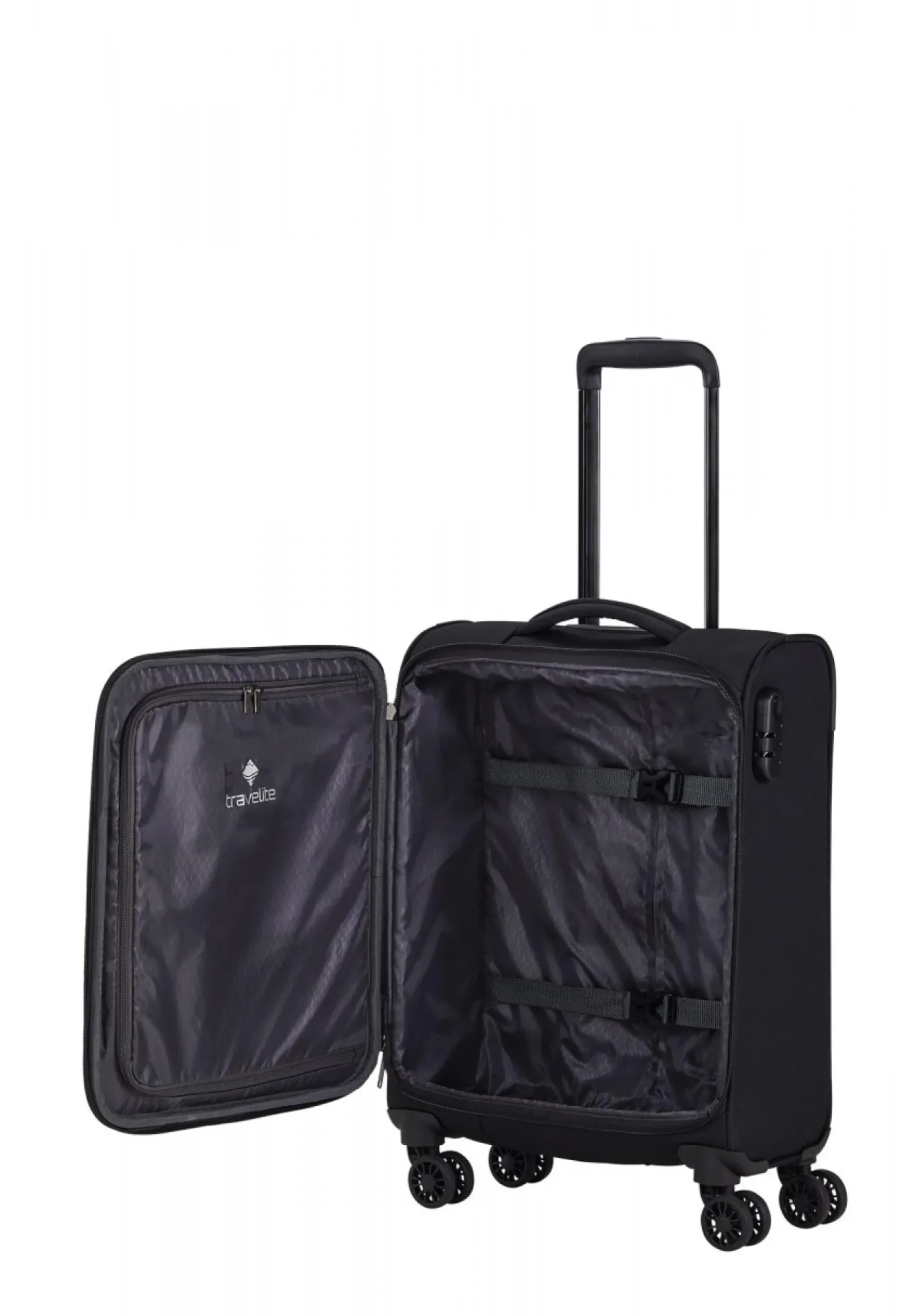 Travelite CHIOS Trolley S 55cm Schwarz