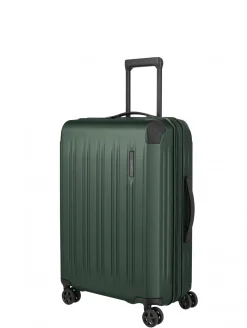 Travelite DYNAMIIC 4-Rad Hartschalen Trolley M erweiterbar grün