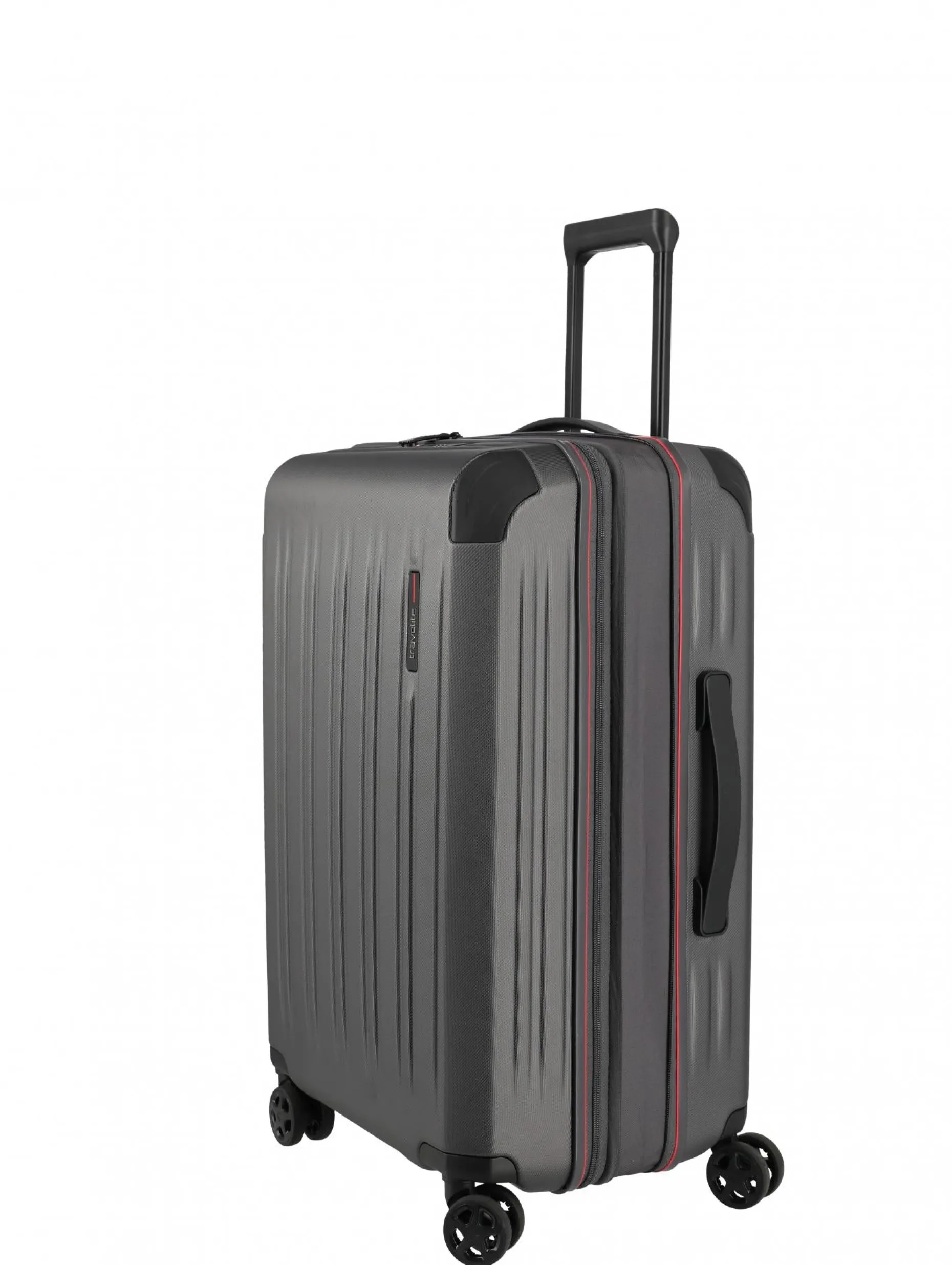 Travelite DYNAMIIC 4-Rad Hartschalen Trolley erweiterbar M Anthrazit