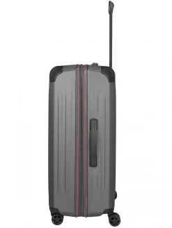 Travelite DYNAMIIC 4-Rad Hartschalen Trolley erweiterbar L Anthazit