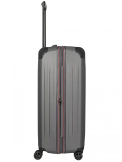 Travelite DYNAMIIC 4-Rad Hartschalen Trolley erweiterbar L Anthazit