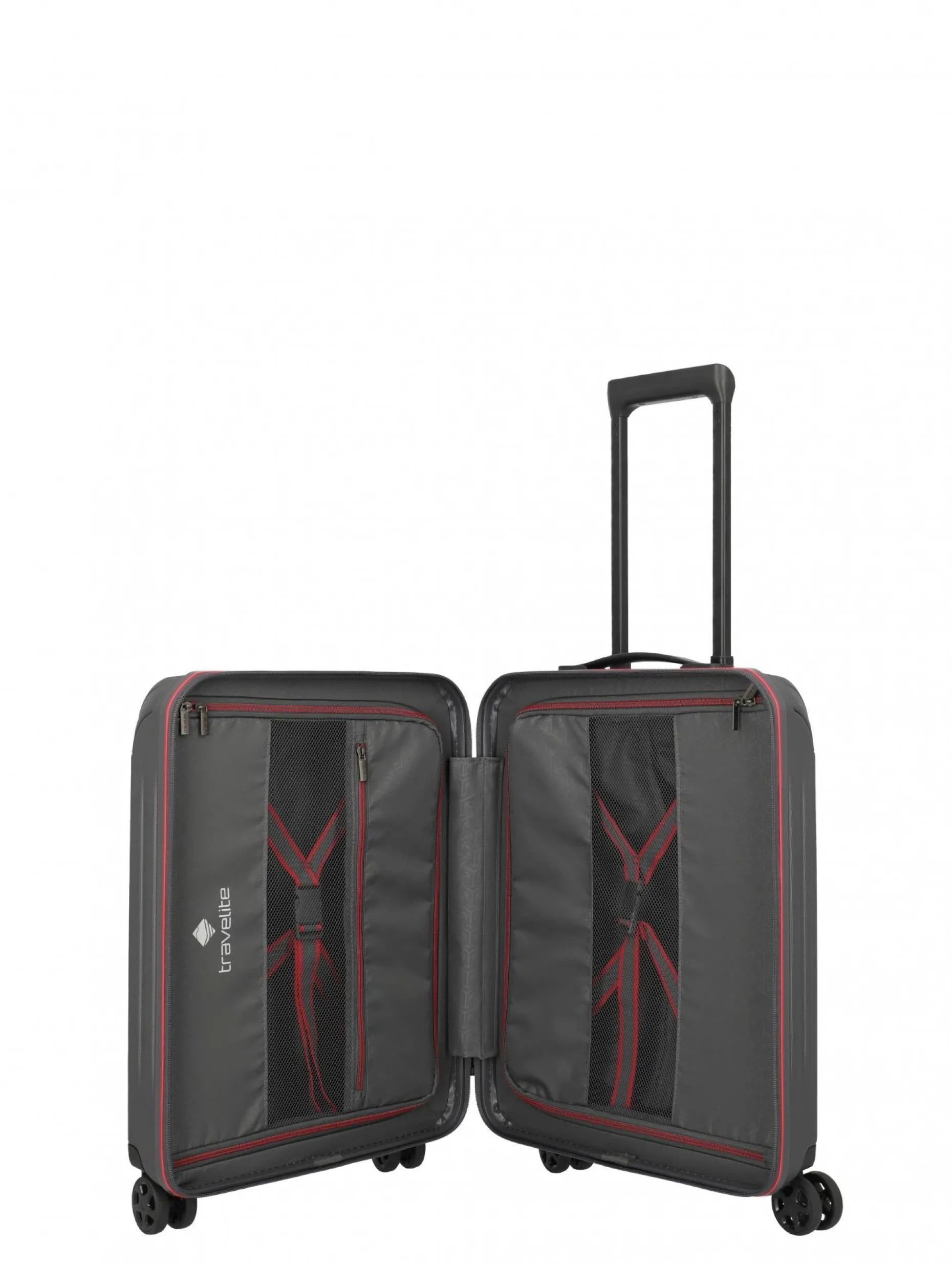 Travelite DYNAMIIC 4-Rad Hartschalen Trolley erweiterbar S Anthrazit