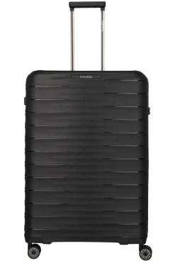 Travelite MOOBY Hartschalenkoffer  L 77cm Schwarz Upcycling Polypropylen