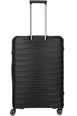 Travelite MOOBY Hartschalenkoffer  L 77cm Schwarz Upcycling Polypropylen