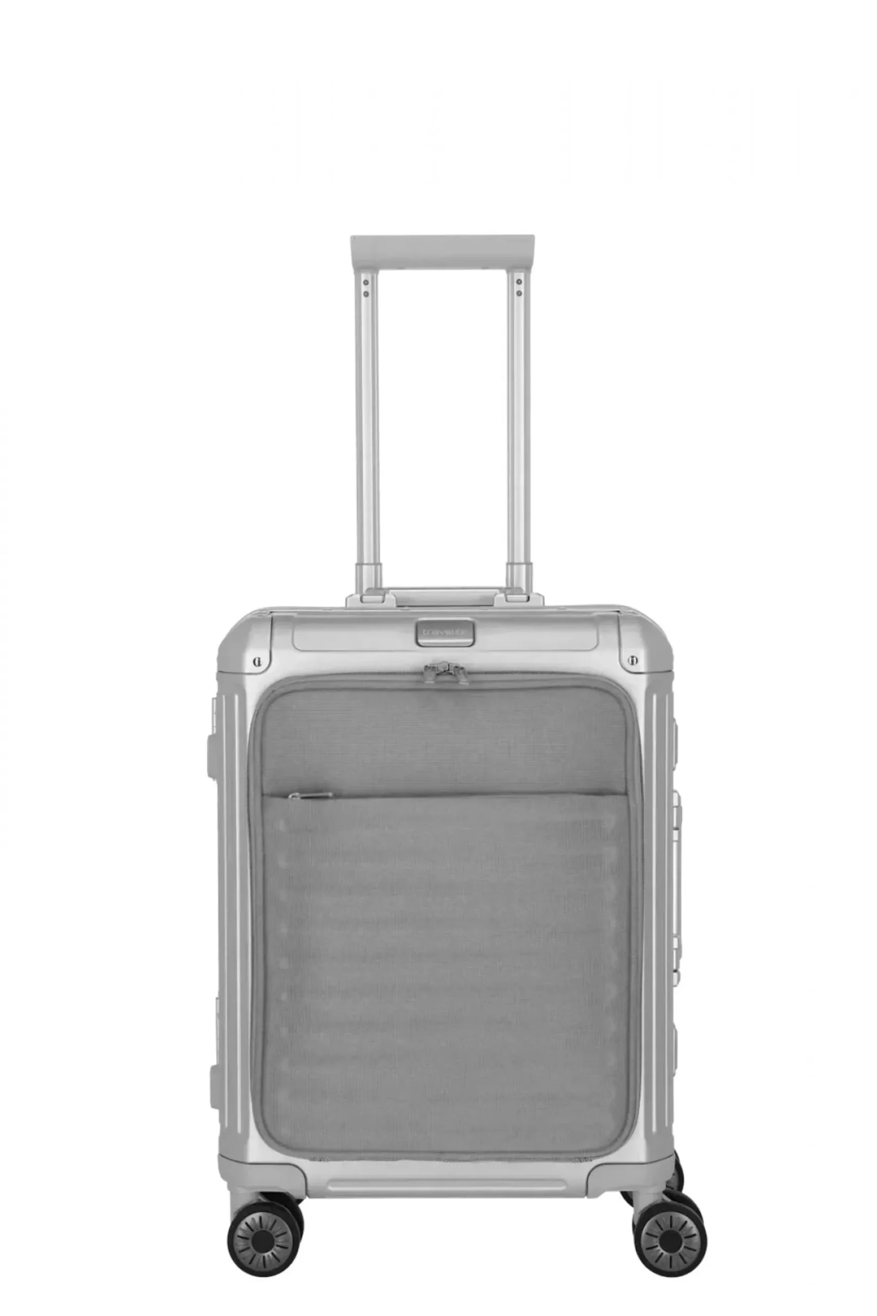 TRAVELITE NEXT 4w Trolley S mit Vortasche Silber