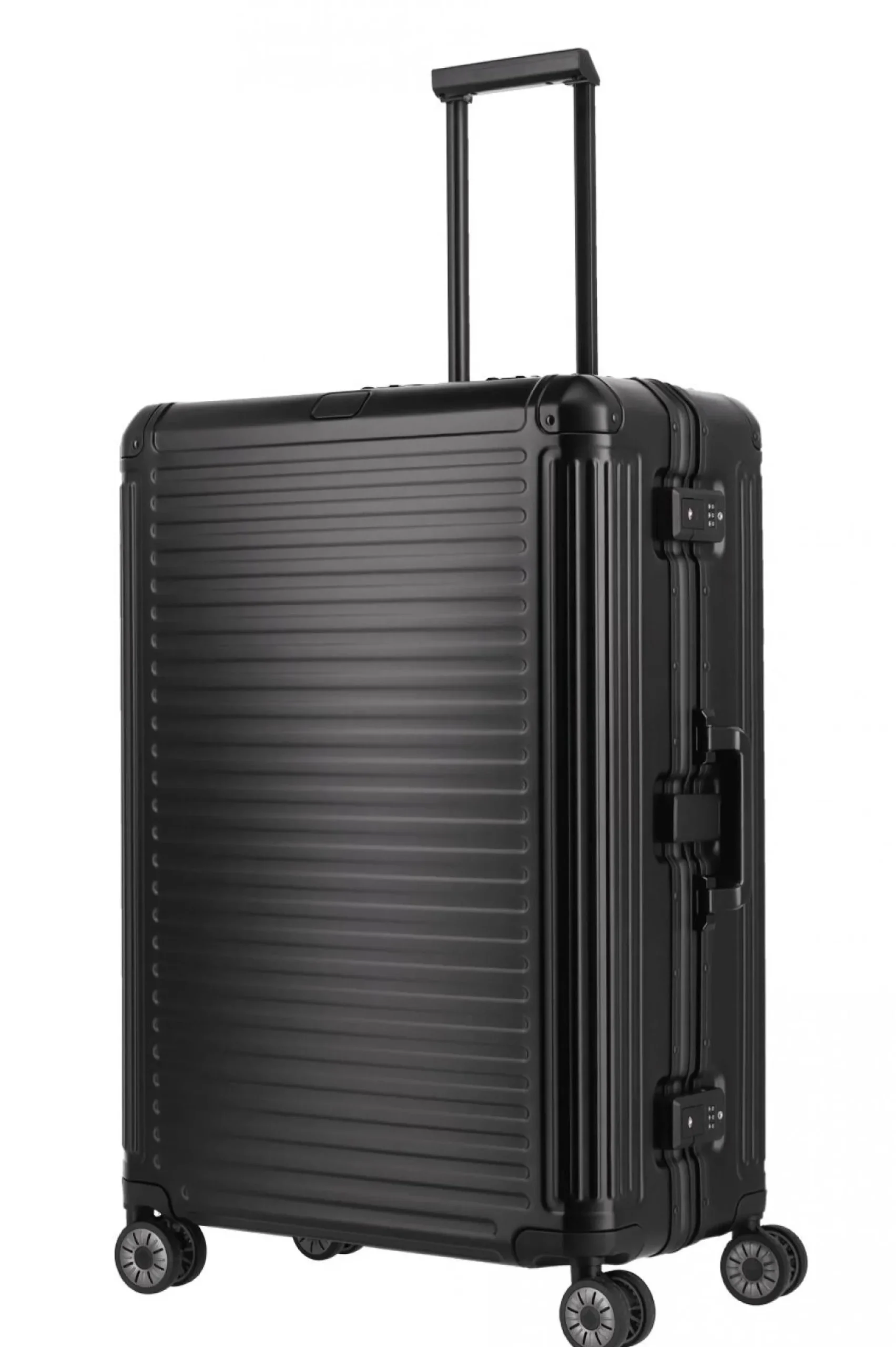 Travelite NEXT 4w Trolley L 77cm Schwarz