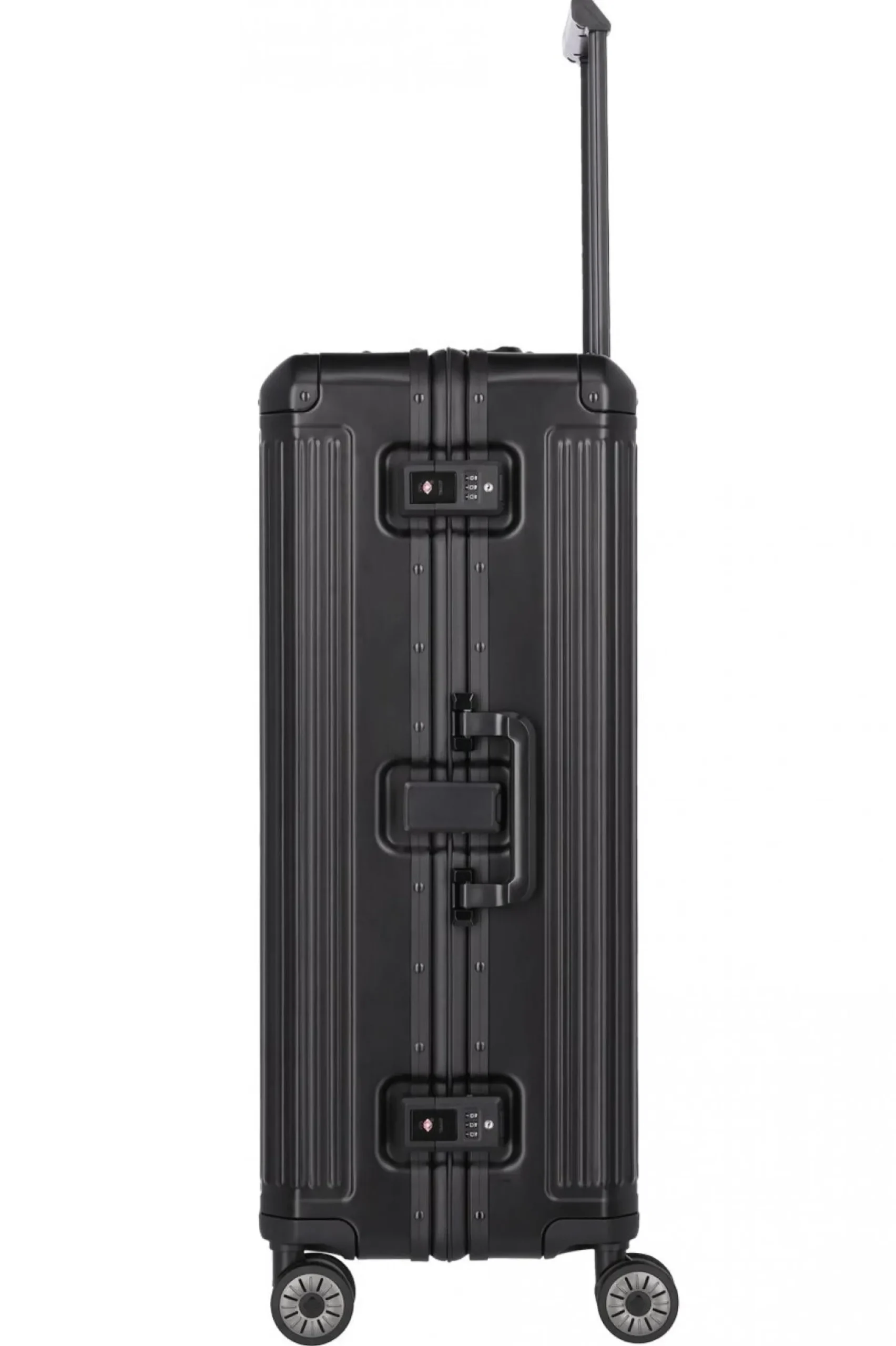 Travelite NEXT 4w Trolley L 77cm Schwarz