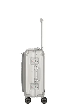 TRAVELITE NEXT 4w Trolley S mit Vortasche Silber