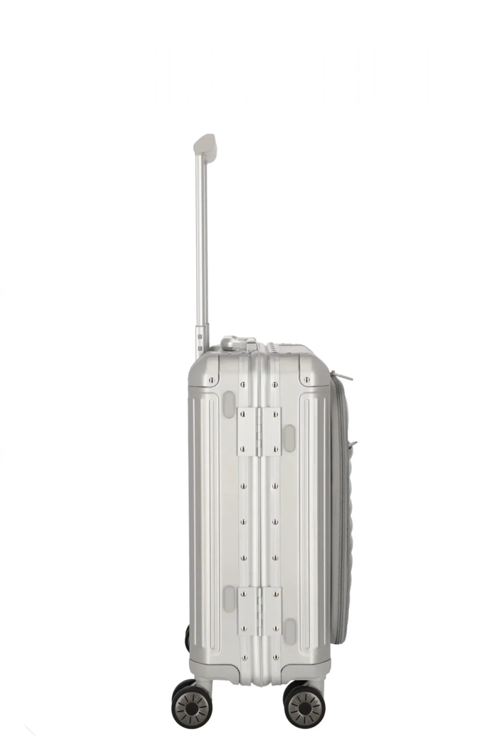 TRAVELITE NEXT 4w Trolley S mit Vortasche Silber