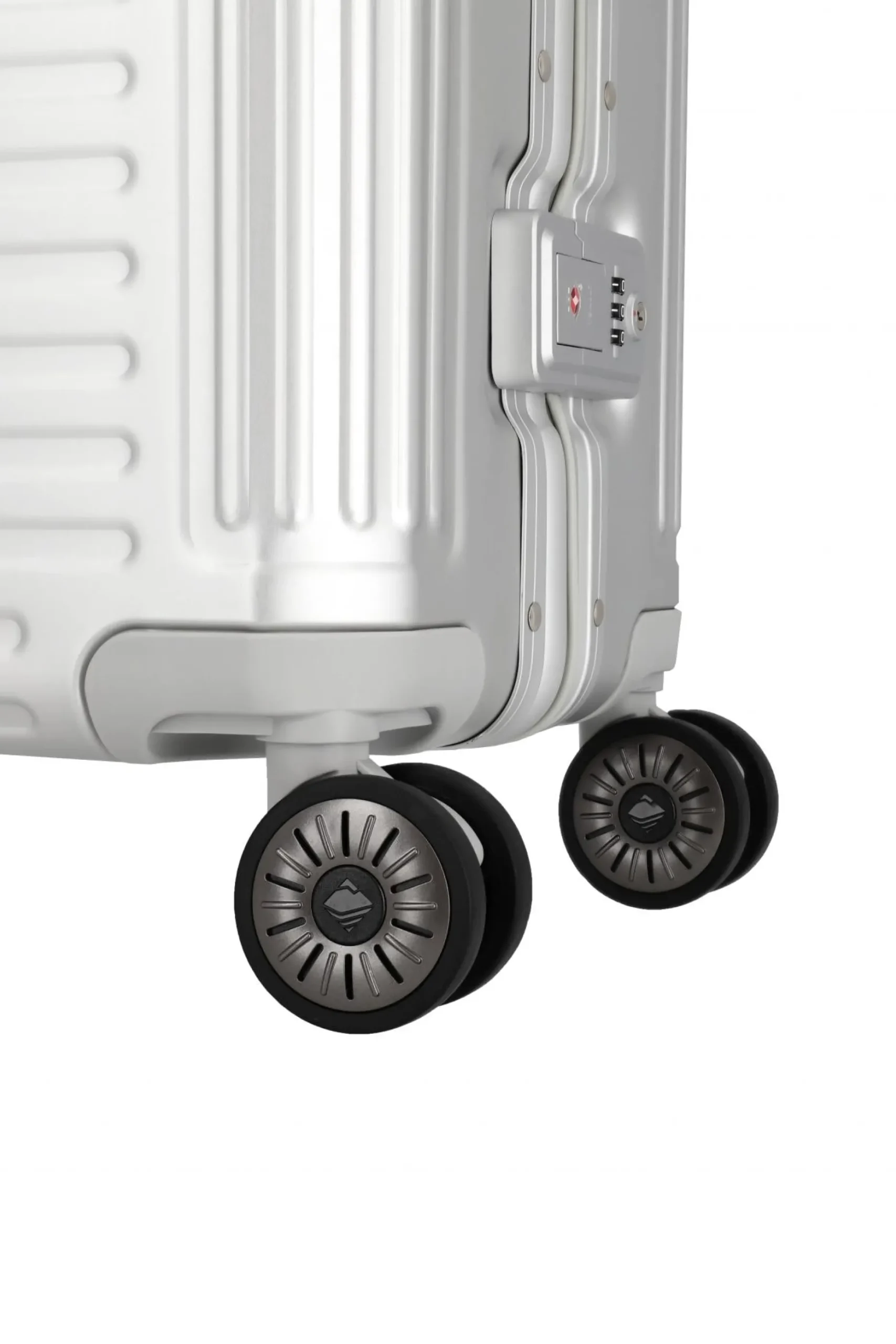 TRAVELITE NEXT 4w Trolley S mit Vortasche Silber