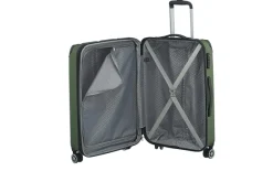 Travelite Trolley CITY Hartschalenkoffer M 68cm Grün