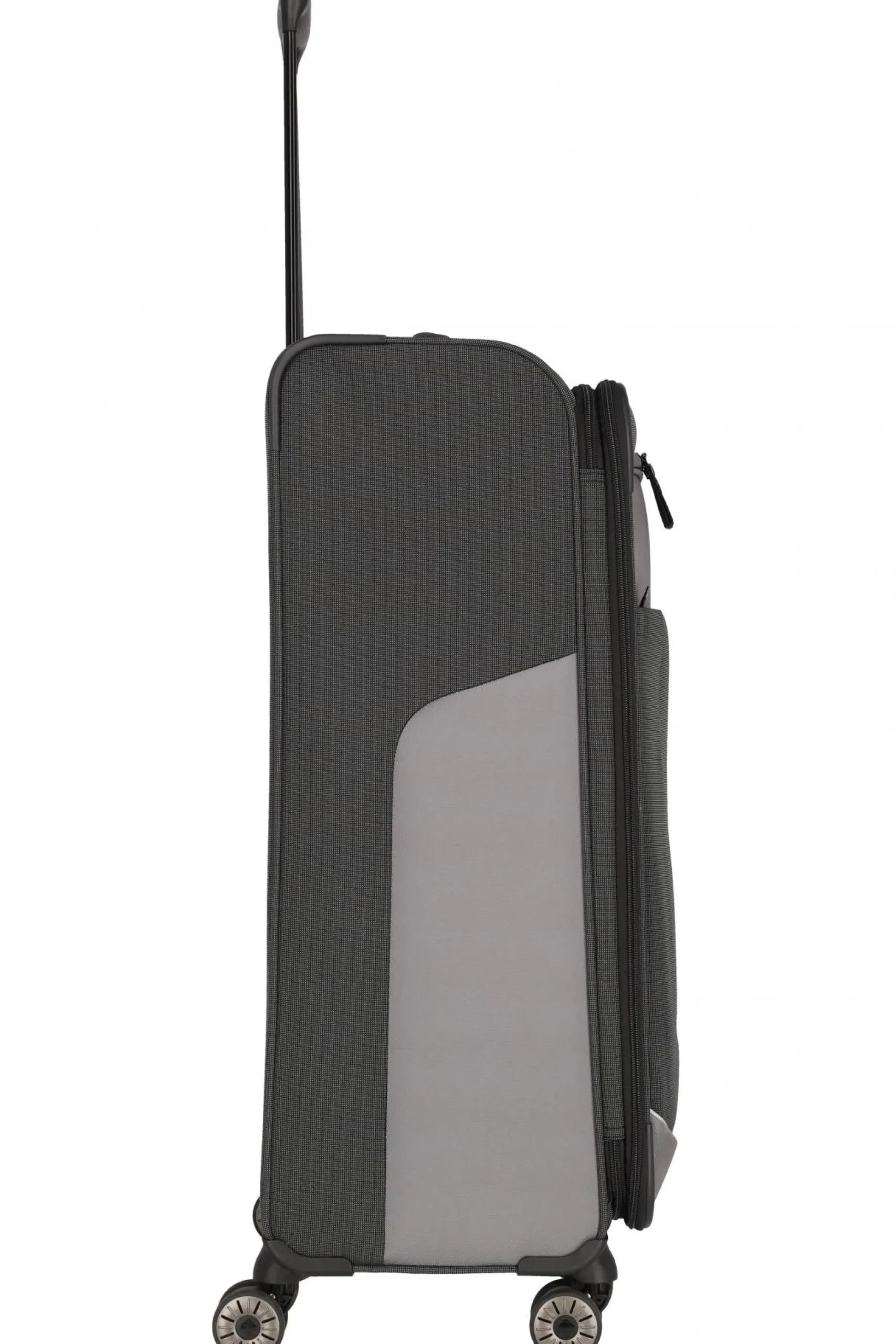 Travelite VIIA L 77cm Weicher Trolley Koffer, Schiefer
