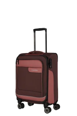 Travelite VIIA S 55cm Weicher Trolley Koffer, Frühlingsrose