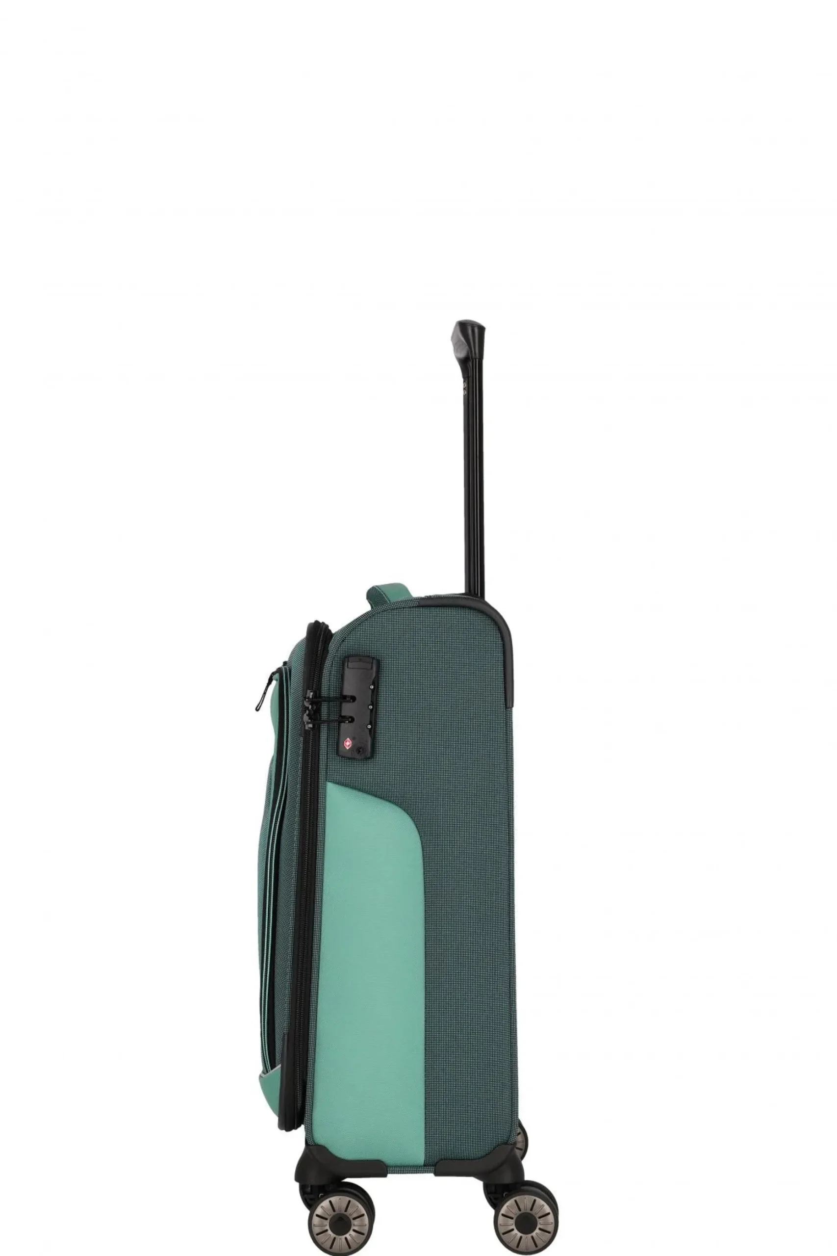 Travelite VIIA S 55cm Weicher Trolley Koffer, Eukalyptus