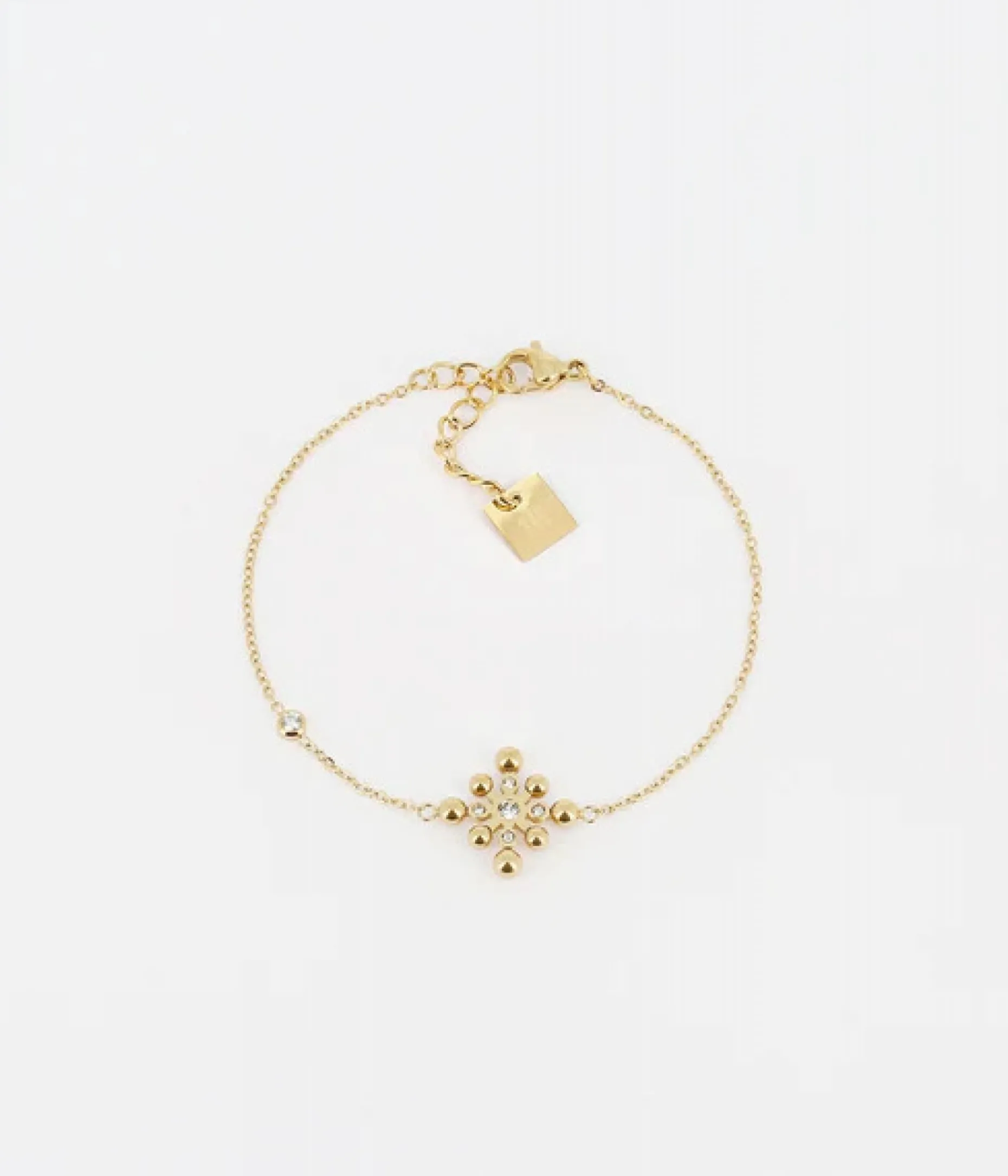 Zag Bijoux Armband Kreuz aus Kugeln