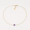 Zag Bijoux Halskette Pablo Gold - Variante: Amethyst