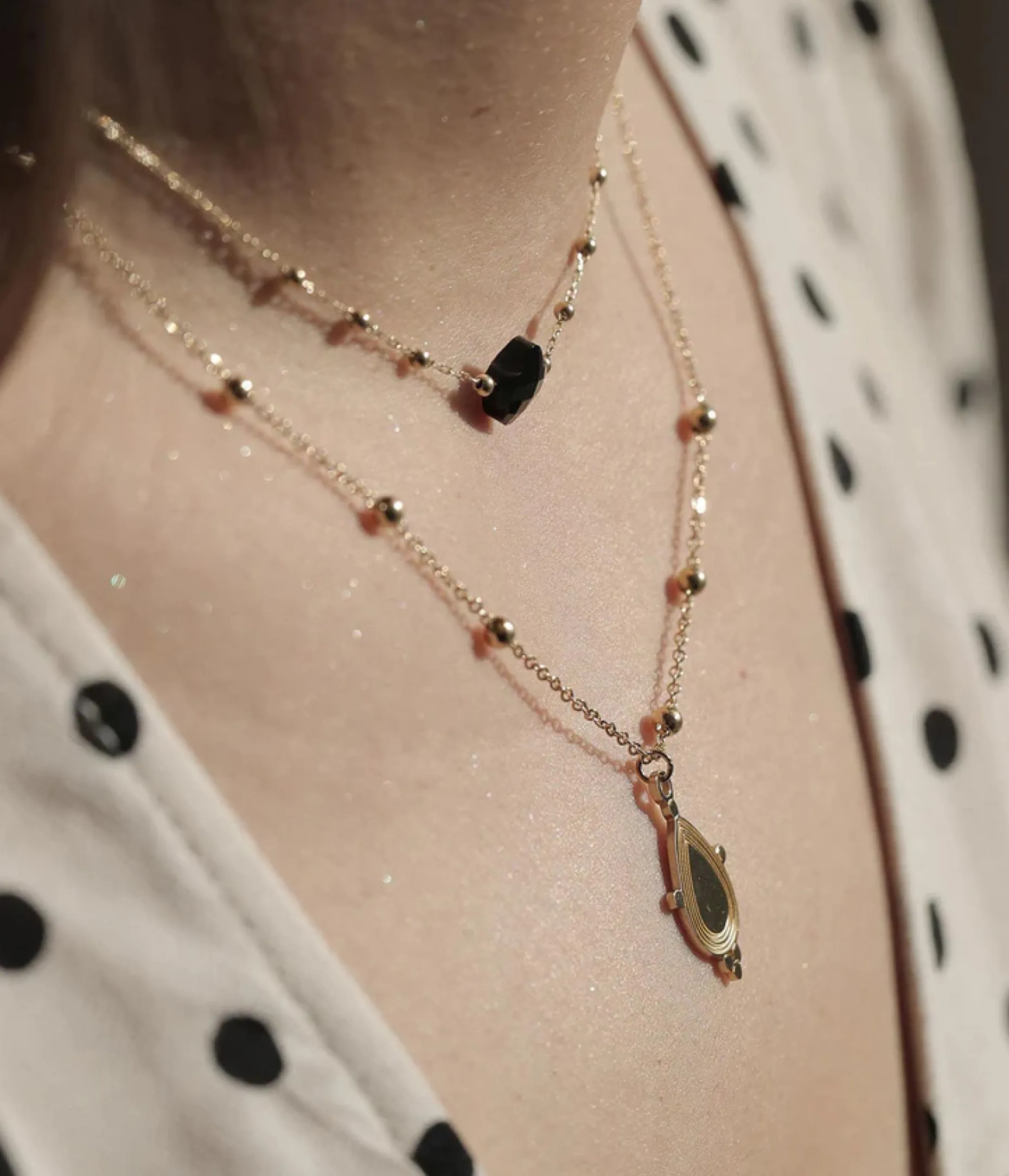 Zag Bijoux NECKLACE SHORT STEEL Collier 38+5cm