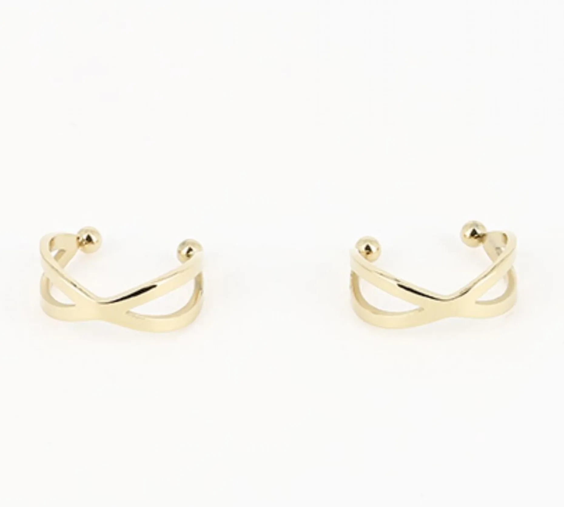 Zag Bijoux Ohrringe Ear Cuff Kordel - Farbe: Gold 1 Stück