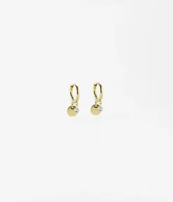 Zag Bijoux Ohrringe Kreole Béa - Farbe: gold/Zirkoniensteine