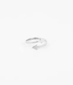 Zag Bijoux Ring Midi-Ring Pfeile - Variante: silber